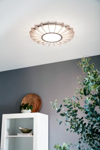 eglo-arapiles-led-decken-und-wandleuchte-rund-wei-grau-3500-lumen image 8