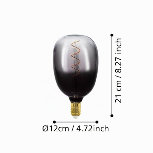 eglo-spiral-e27-led-retro-gl-hbirne-t120-big-size-dimmbar-sand-schwarz-4w-1800k- image 6