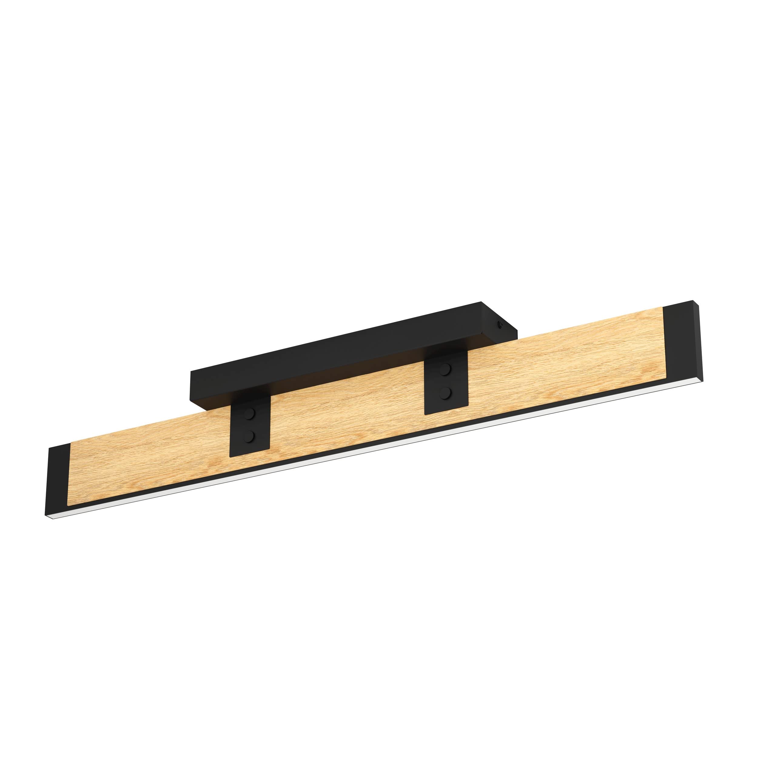 eglo-caminarro-led-deckenleuchte-77-5-cm-holz-natur-schwarz-dimmbar image 1