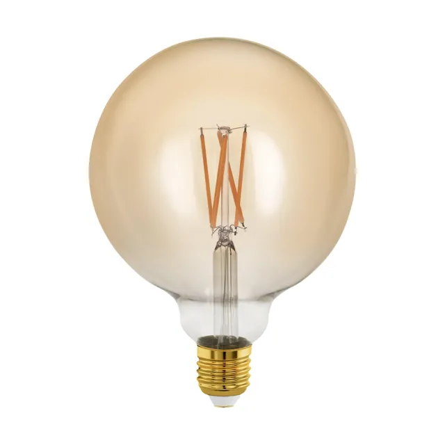 eglo-e27-led-lampe-golden-vintage-g125-dimmbar-4w-warmwei image 1