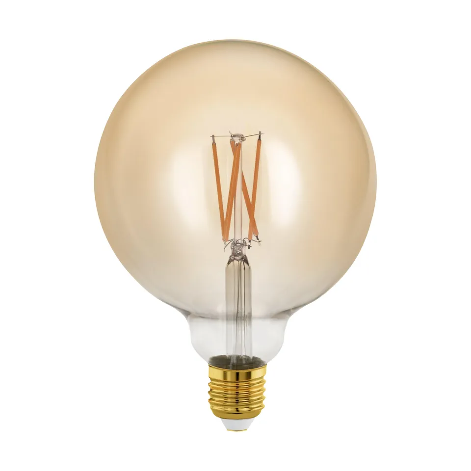 eglo-e27-led-lampe-golden-vintage-g125-dimmbar-4w-warmwei image 1
