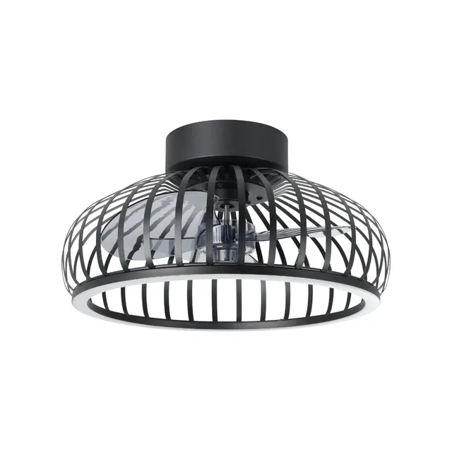 eglo-mogano-led-deckenventilator-42-8-cm-schwarz-dc-motor-6-stufen-fernbedienung image 1