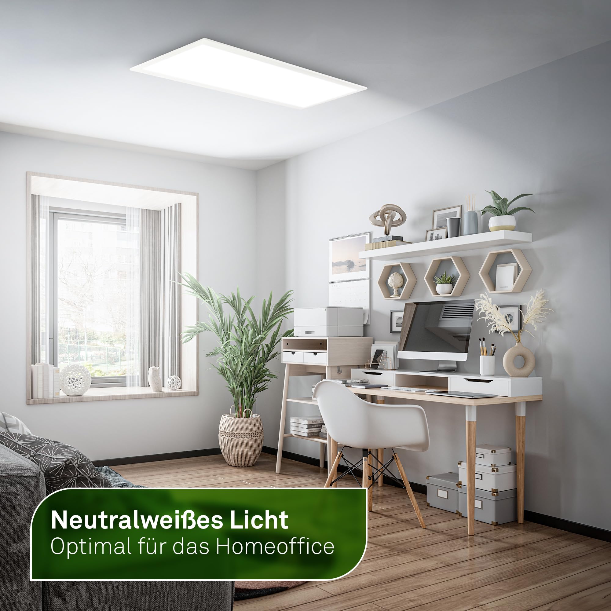 briloner-led-deckenpanel-100x25-cm-wei-13-8w-neutralwei-eek-a image 3