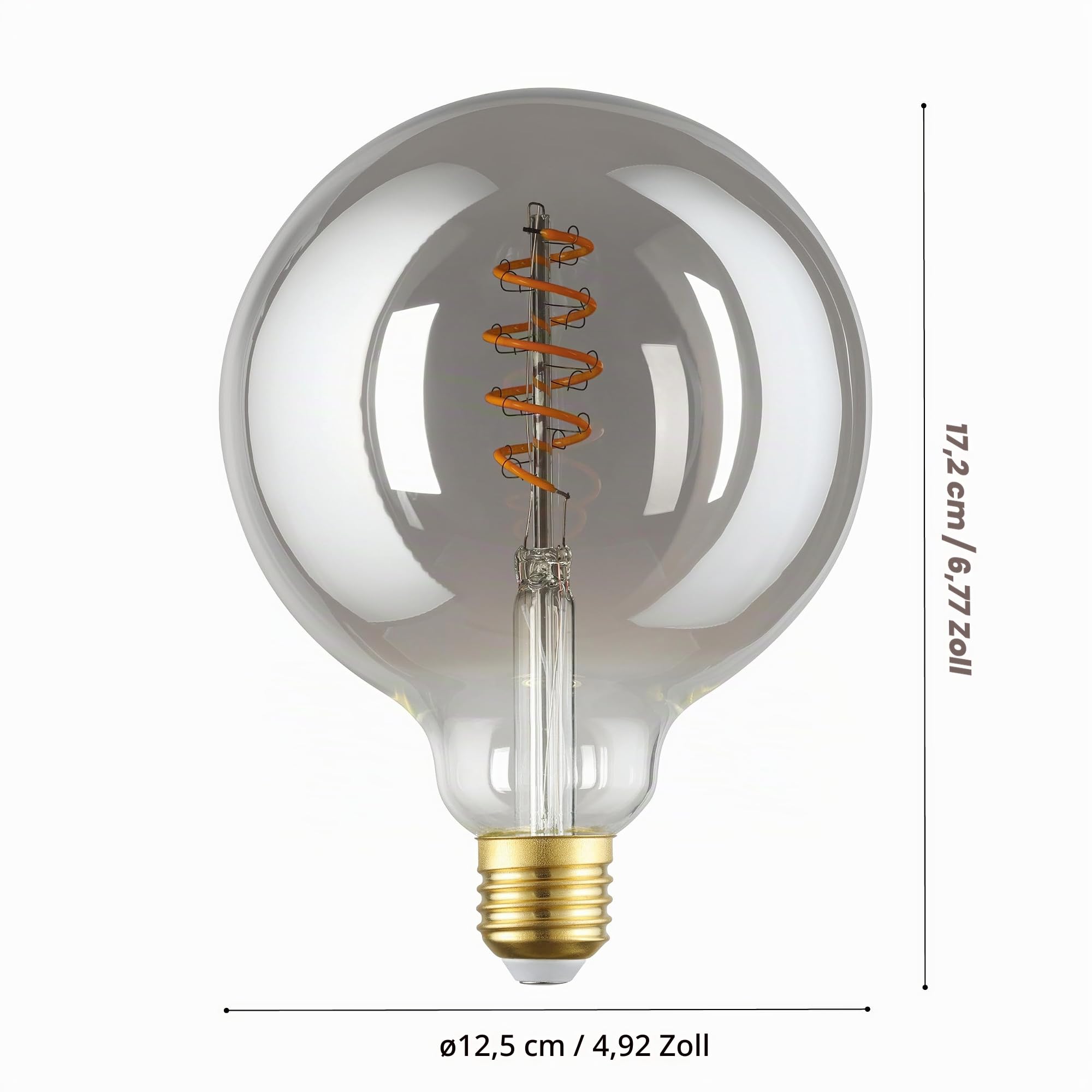 eglo-connect-z-e27-smart-vintage-led-g125-4w-warmwei-zigbee-rauchglas image 6