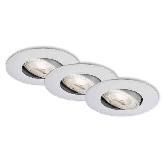 briloner-7048-034-led-einbauleuchten-3er-set-dimmbar-schwenkbar-chrom-matt-5w-wa image 1