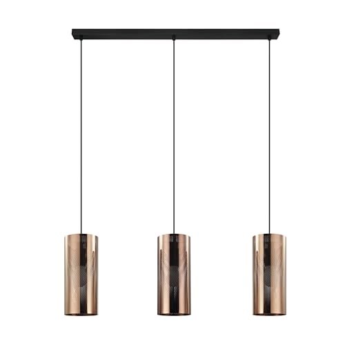 eglo-tabiago-3-flammige-pendelleuchte-vintage-industrial-schwarz-ros-gold-e27 image 7