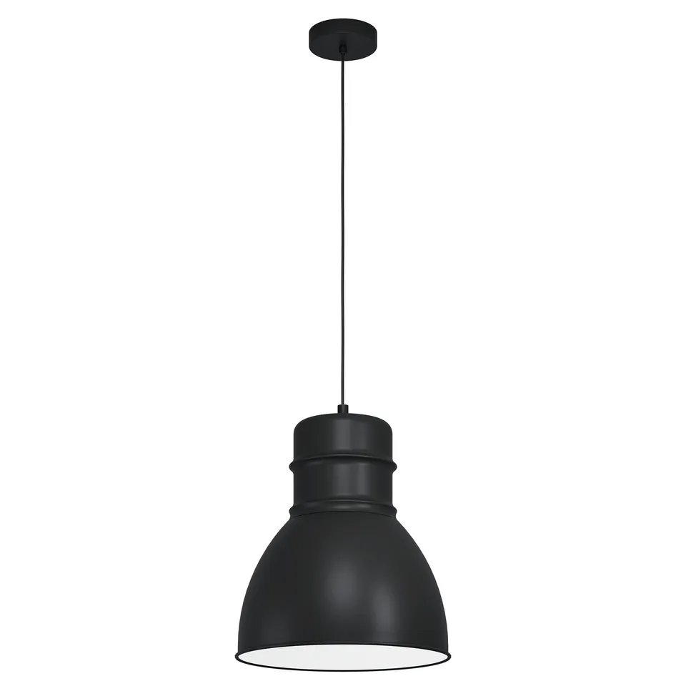 eglo-ebury-pendelleuchte-1-flammig-metall-schwarz-wei-38-cm-e27 image 1