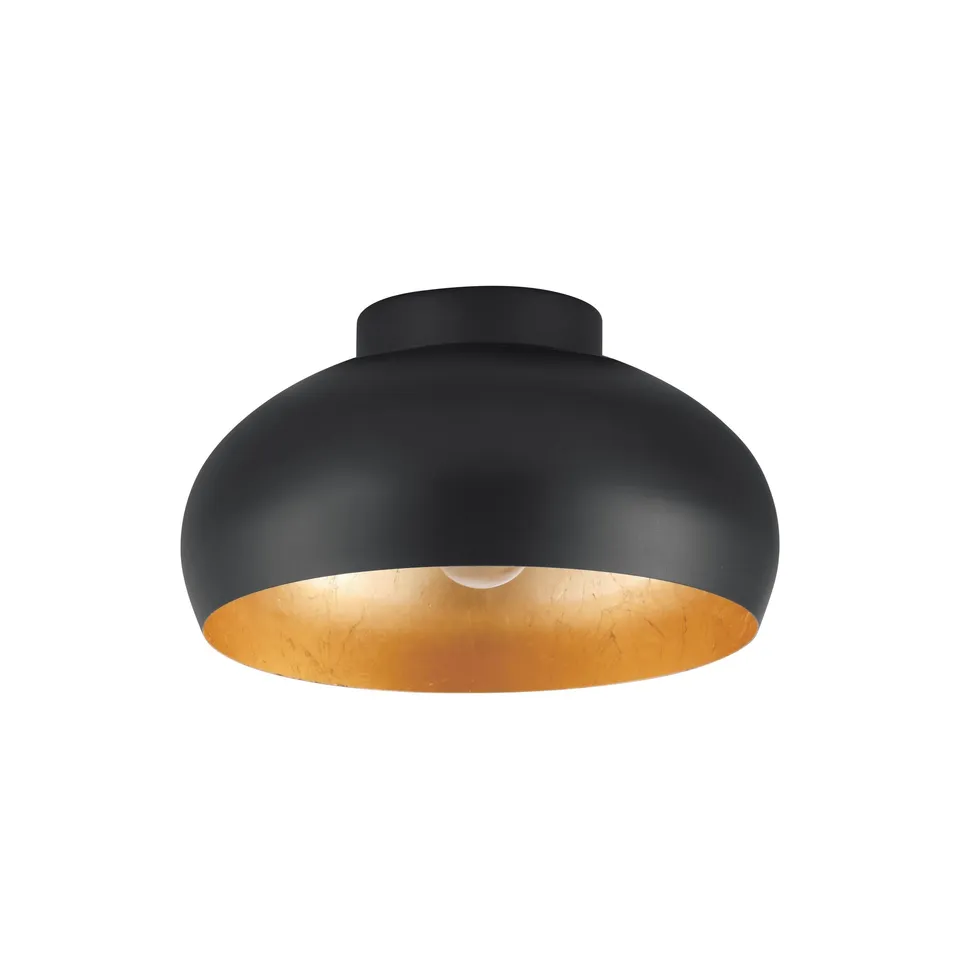 eglo-mogano-2-deckenleuchte-1-flammig-schwarz-gold-e27-28-cm image 1