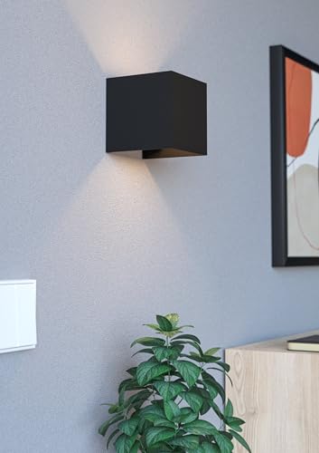 eglo-rincine-led-akku-wandleuchte-au-en-w-rfel-schwarz-mit-bewegungsmelder-usb-c image 6