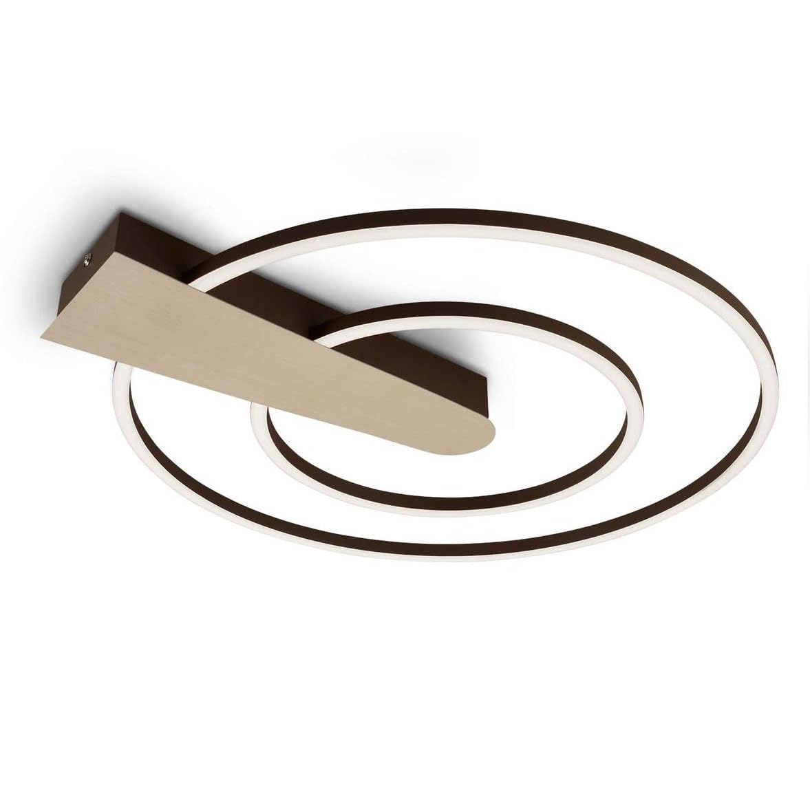 briloner-simple-led-deckenleuchte-rund-49-5cm-gold-braun-3-stufen-dimmbar image 1