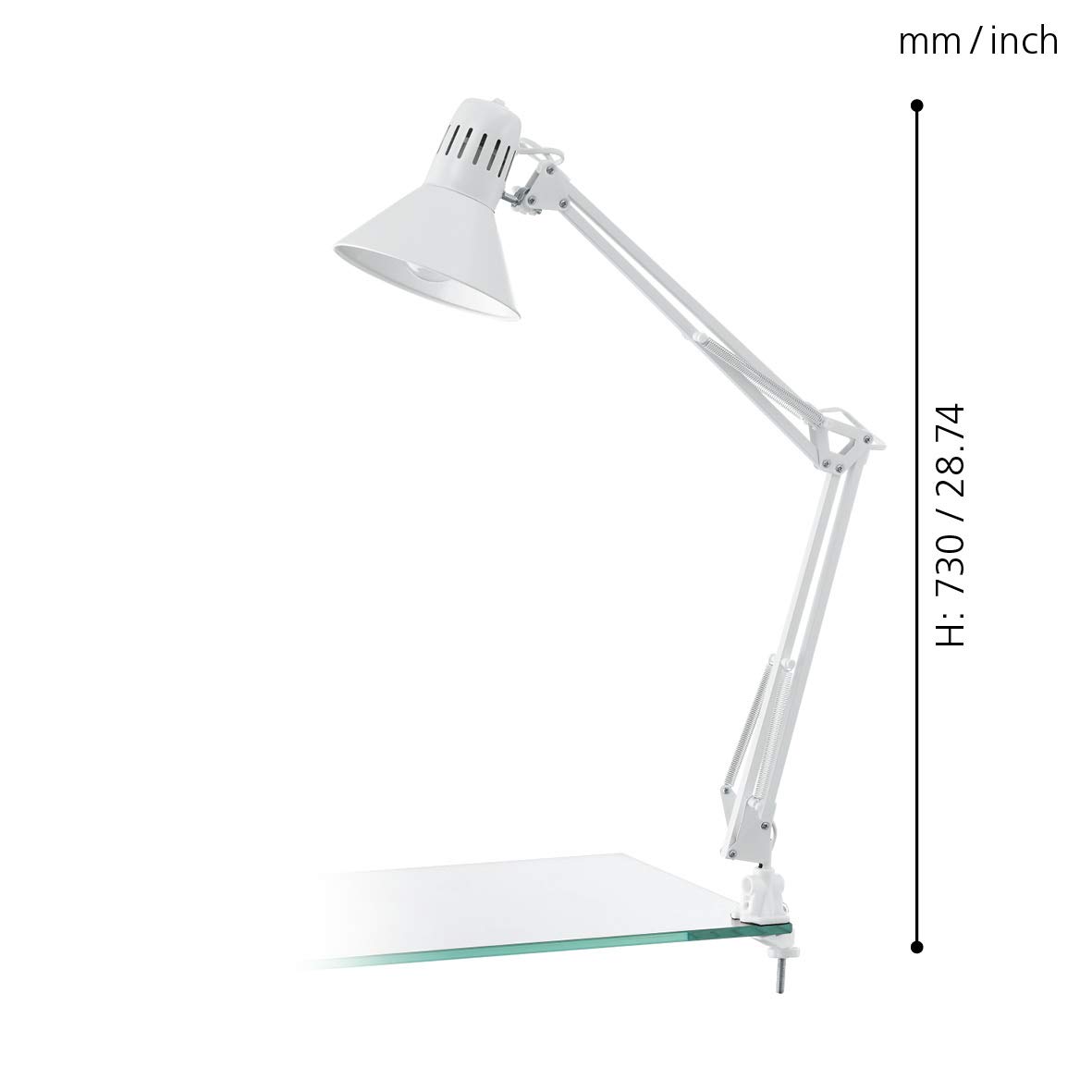 eglo-firmo-tischlampe-klemmlampe-e27-wei image 6