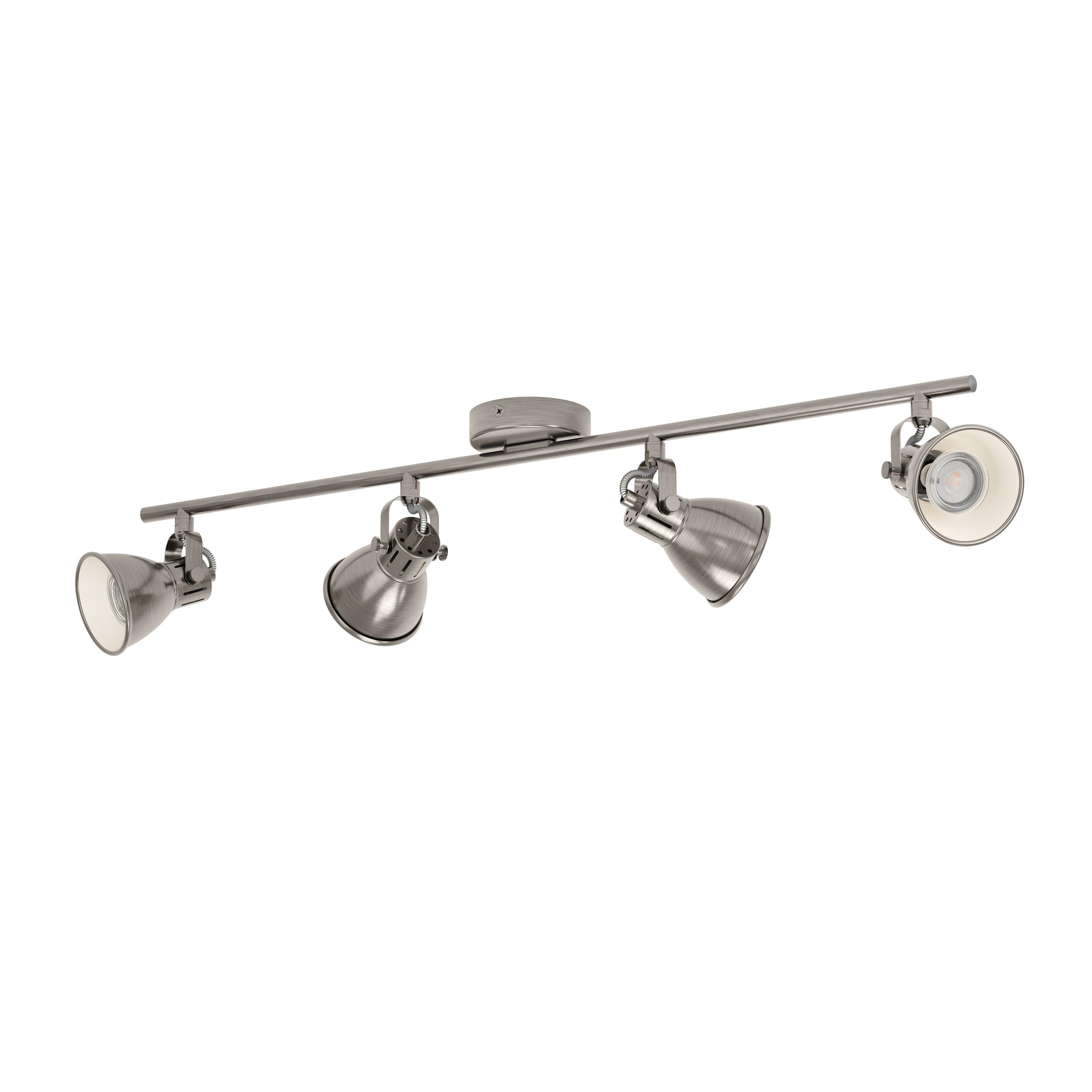 eglo-seras-led-deckenleuchte-4-flammig-industrial-nickel-antik-schwenkbar-inkl-g image 1