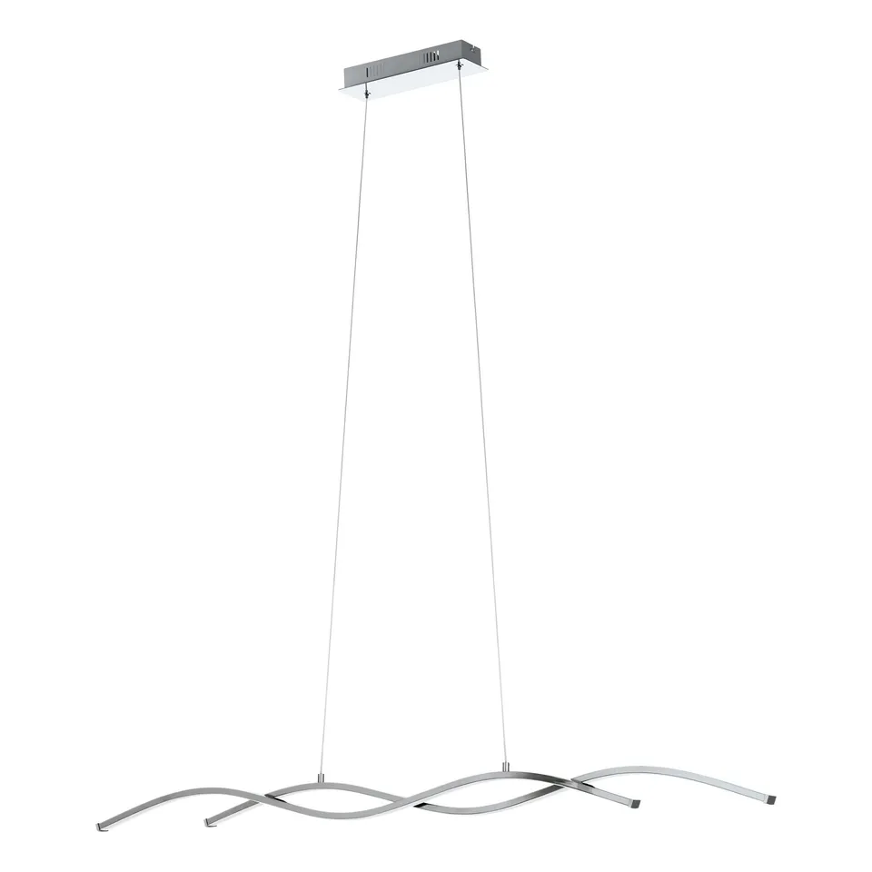 eglo-lasana-2-led-pendellampe-120cm-chrom-wei-2x14w image 1
