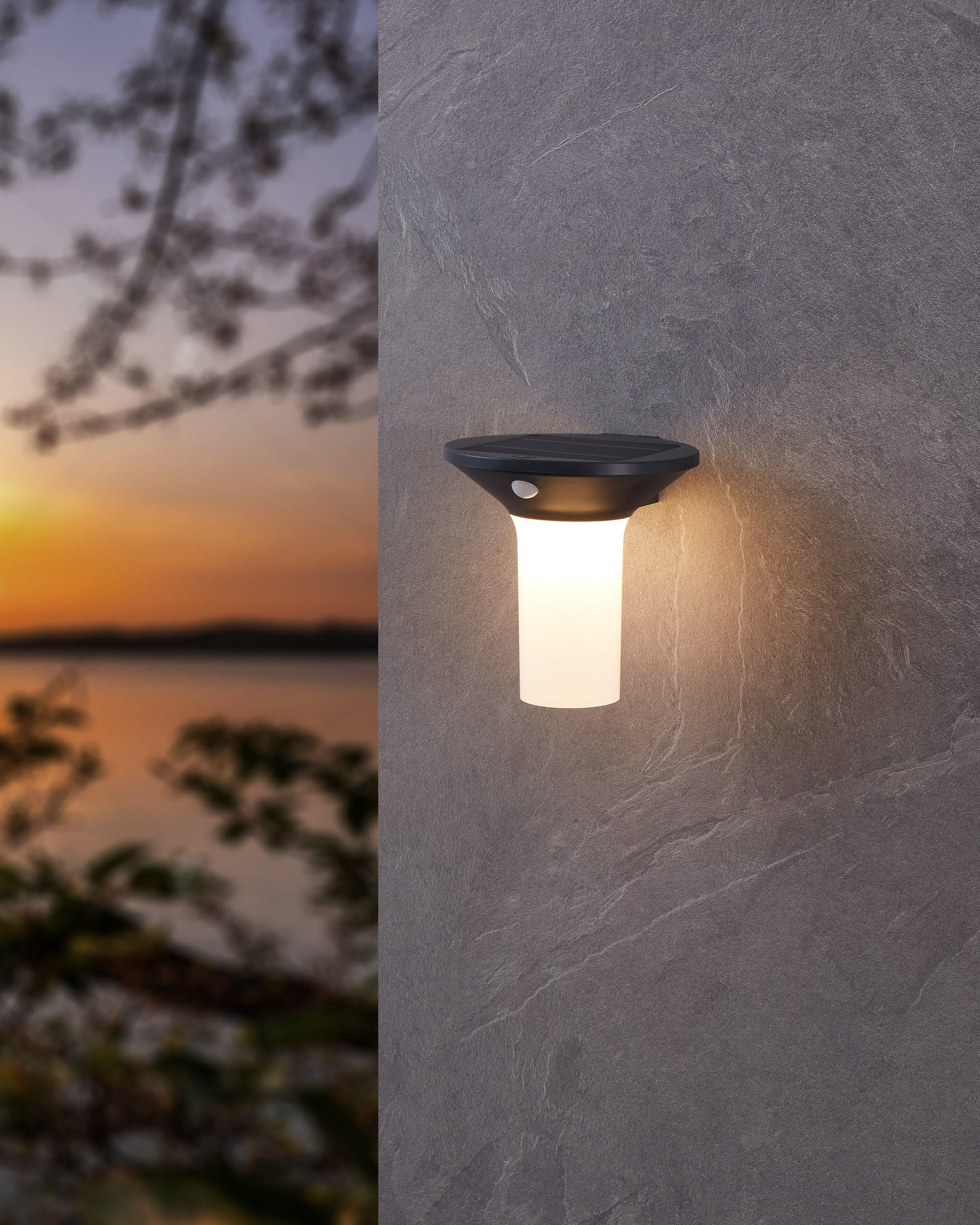 eglo-corbezzola-solar-wandleuchte-anthrazit-wei-400-lumen-mit-bewegungsmelder-ip image 2