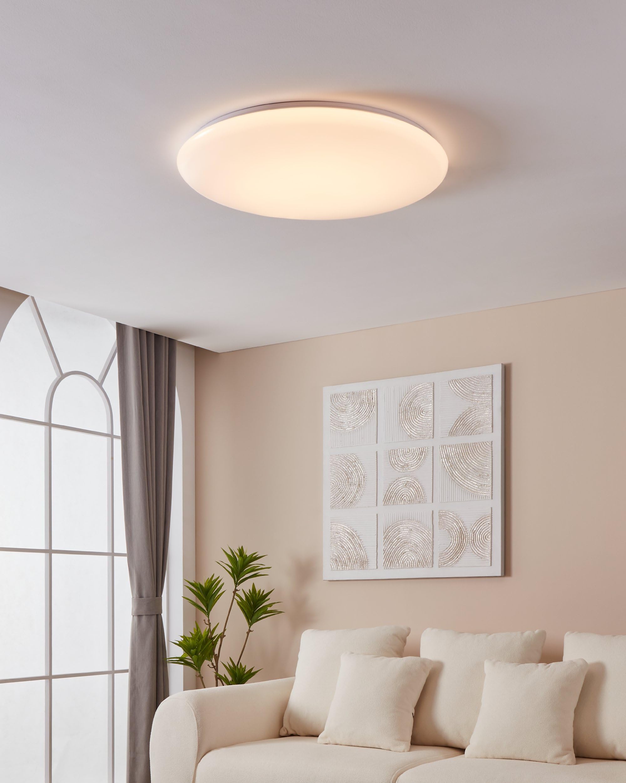 eglo-giron-led-deckenlampe-76-cm-stahl-dimmbar-mit-fernbedienung-nachtlicht-time image 2