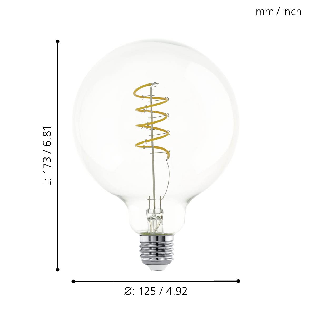 eglo-spiral-led-gl-hbirne-globe-vintage-e27-g125-4-5w-400-lumen image 7