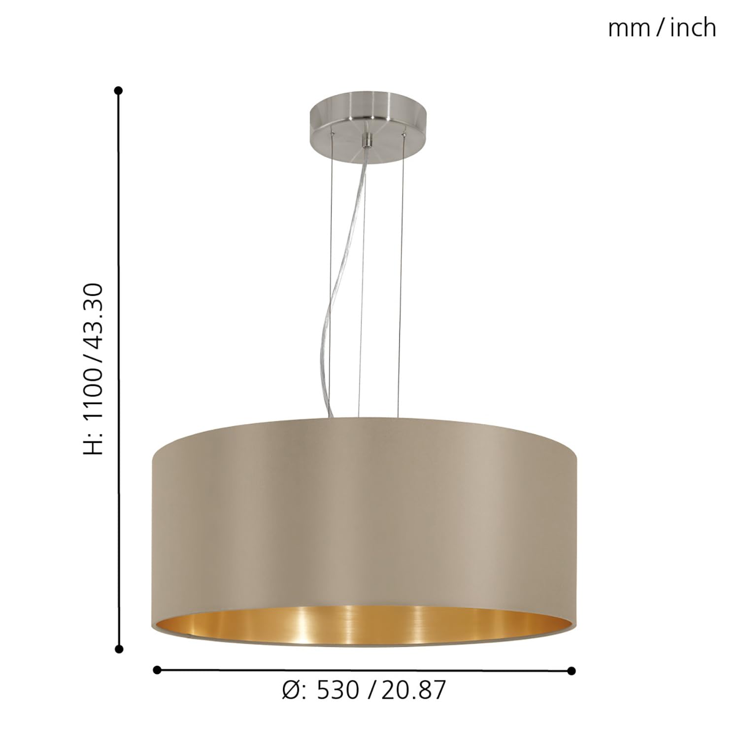 eglo-maserlo-pendellampe-3-flammig-e27-53-cm-nickel-matt-taupe-gold image 4