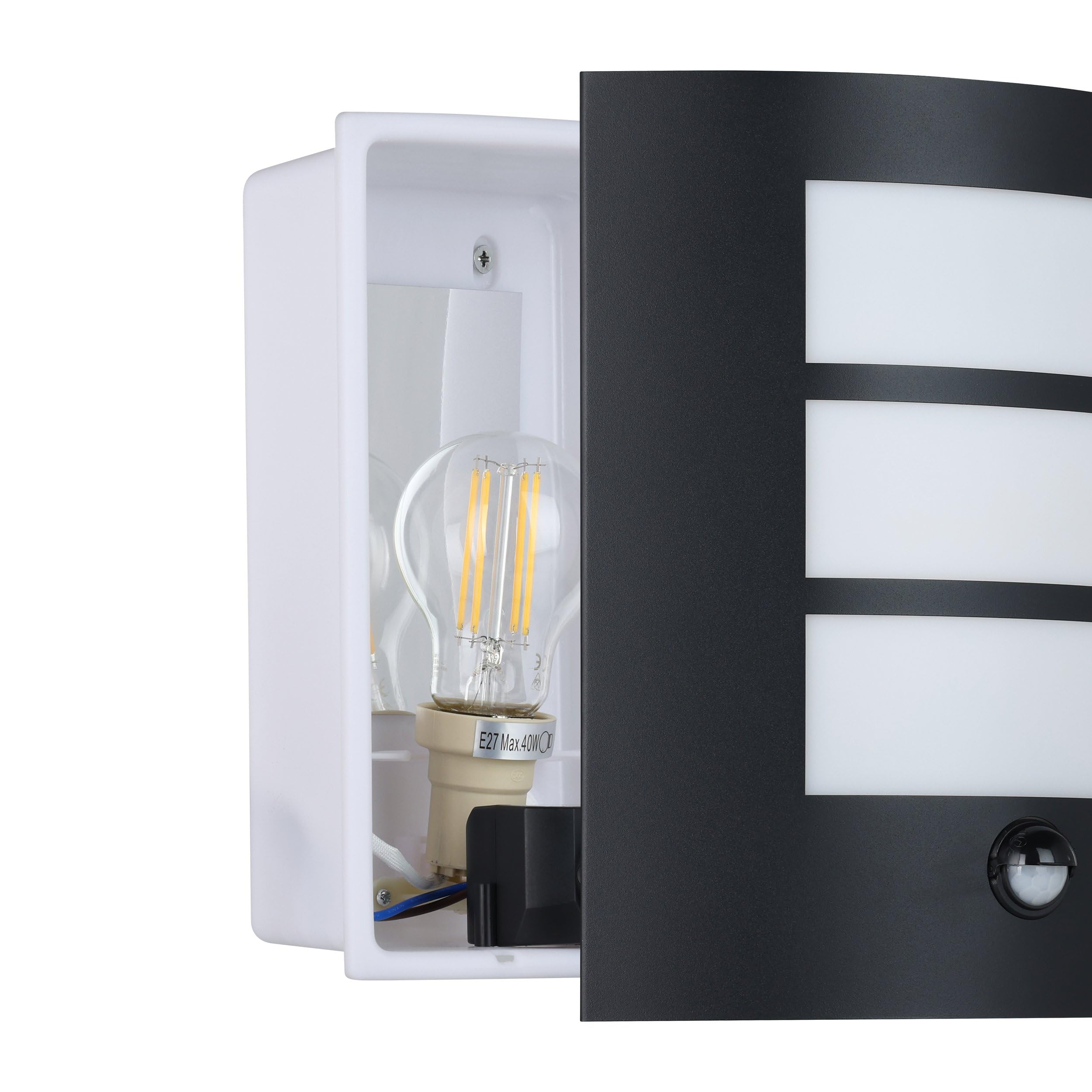 eglo-city-au-en-wandlampe-mit-bewegungsmelder-d-mmerungssensor-e27-ip44-schwarz image 5