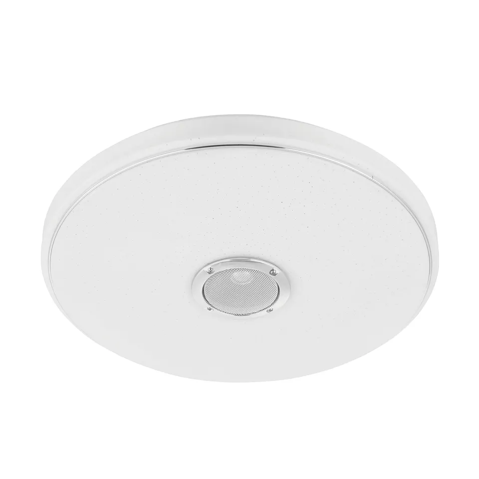 eglo-milazzo-led-deckenlampe-bad-ip44-mit-fernbedienung-rgb-bluetooth-lautsprech image 1
