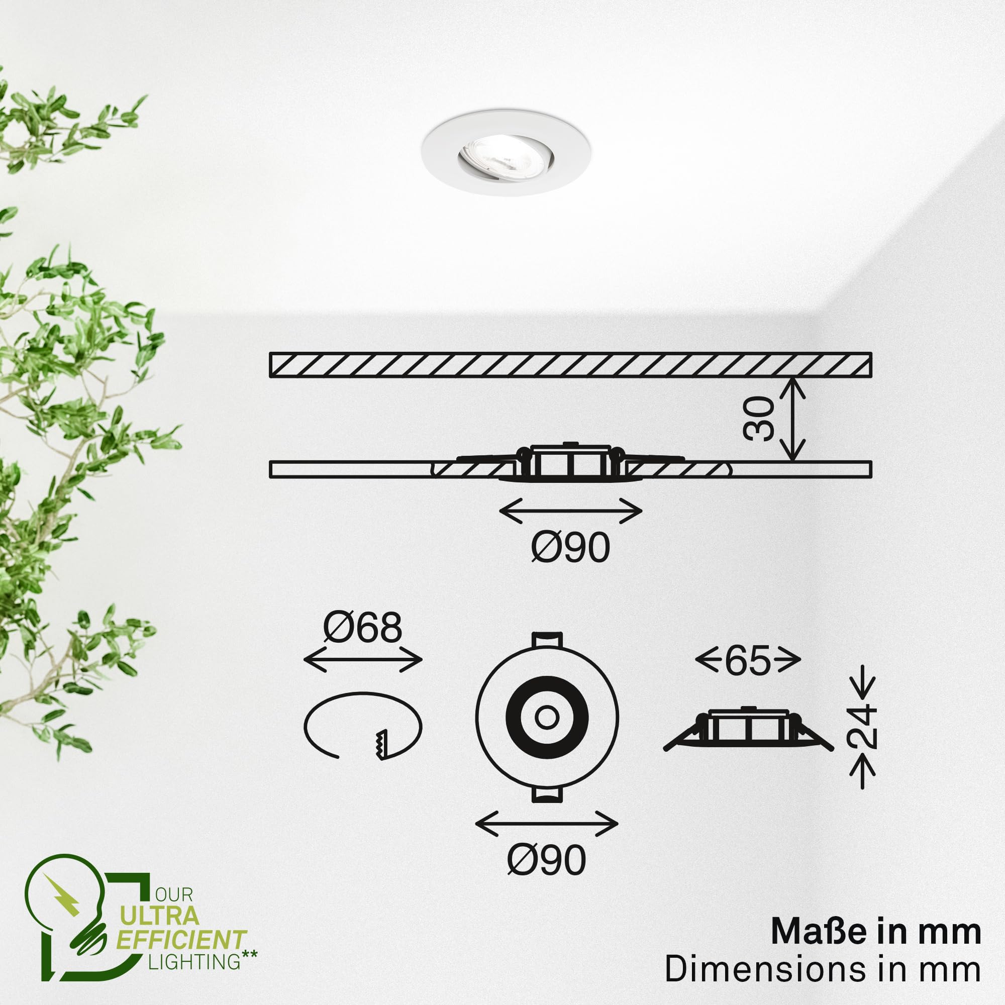 briloner-3er-set-led-einbaustrahler-230v-eek-a-schwenkbar-je-2w-385lm-neutralwei image 8
