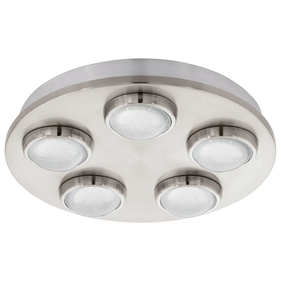 eglo-lombes-led-deckenleuchte-rund-35-cm-stahl-nickel-matt-kunststoff-klar image 1