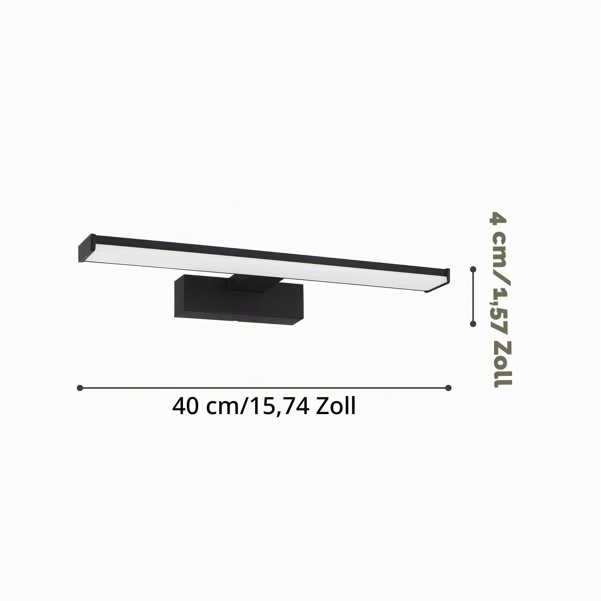 eglo-pandella-1-led-wandlampe-spiegel-bad-ip44-schwarz-wei-40-cm image 4