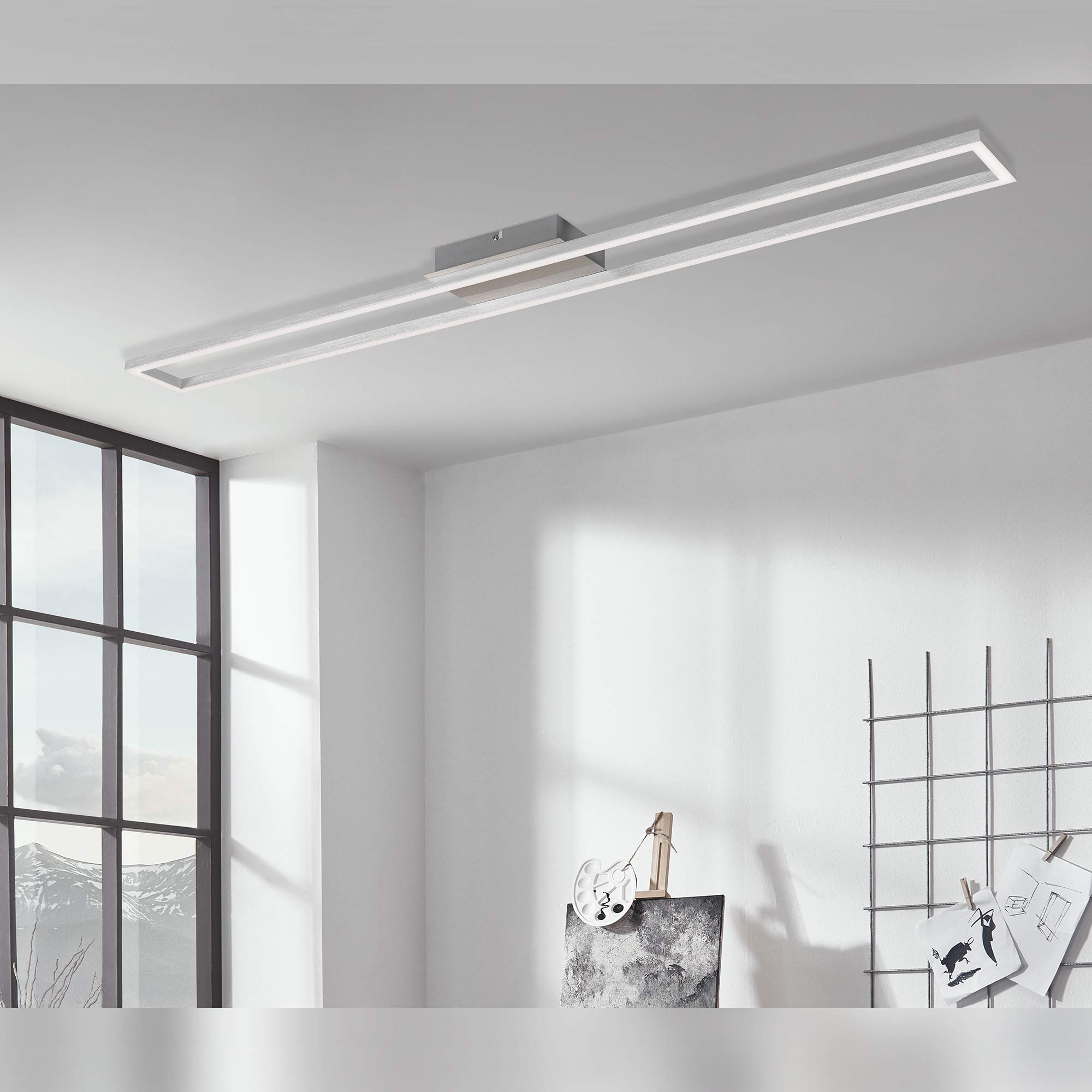 briloner-led-deckenlampe-dimmbar-110x12x5-cm-aluminiumfarbig-warmwei image 5