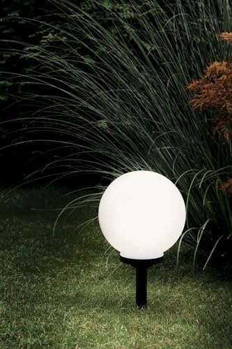 eglo-puglia-led-solar-kugel-gartenlampe-25-cm-schwarz-wei image 7