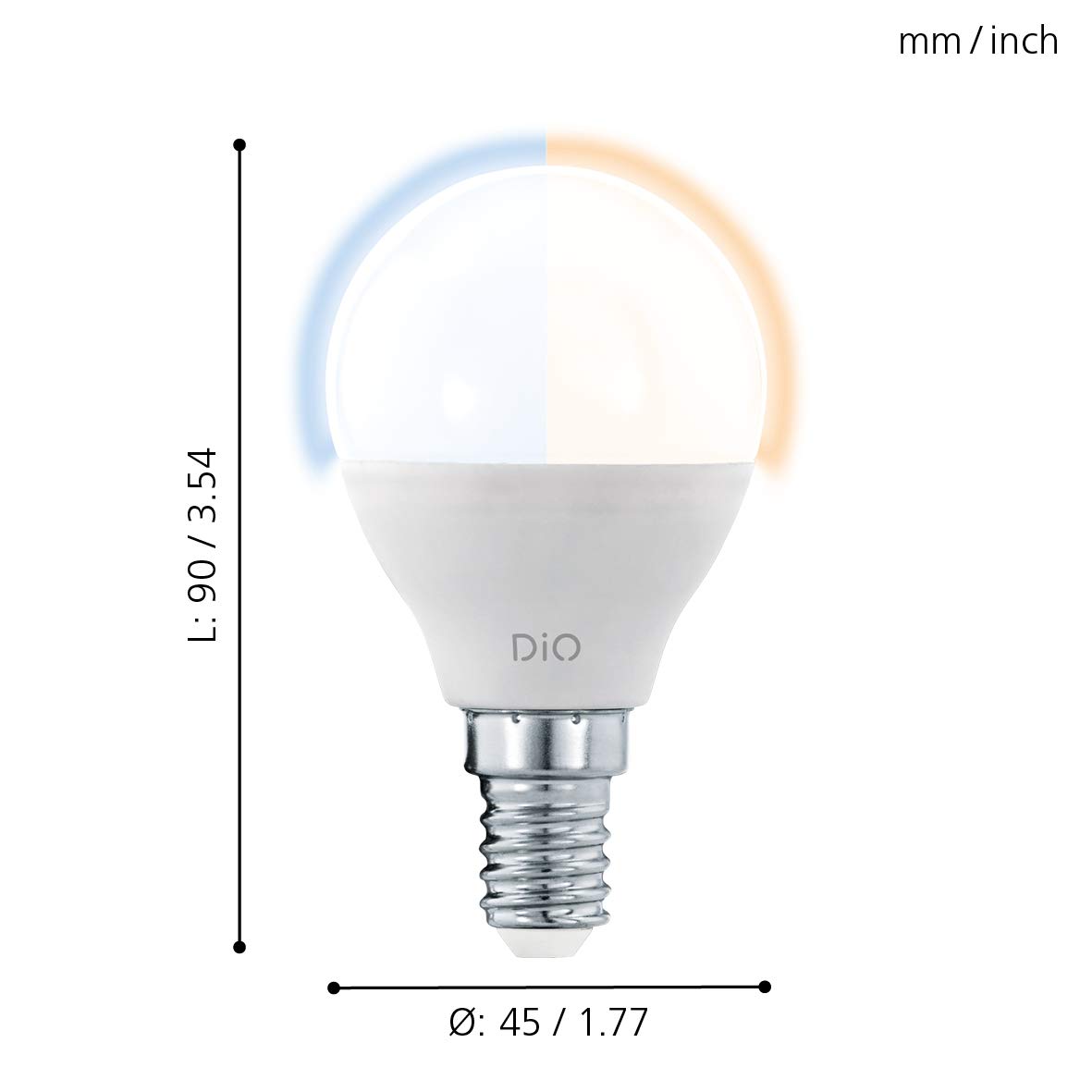 eglo-access-e14-led-p45-mit-fernbedienung-cct-dimmbar image 5