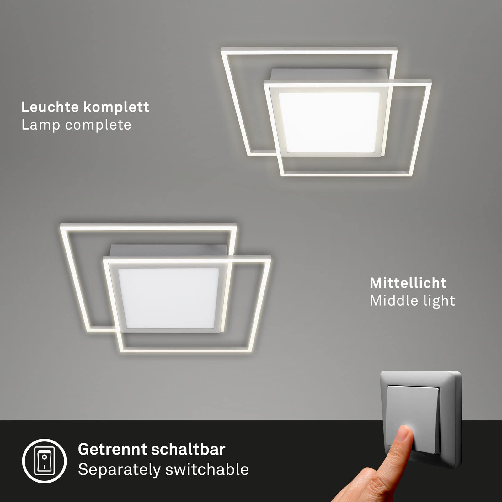 briloner-led-deckenleuchte-frame-mit-mittellicht-515x515-mm-5800-lumen-chrom-mat image 3