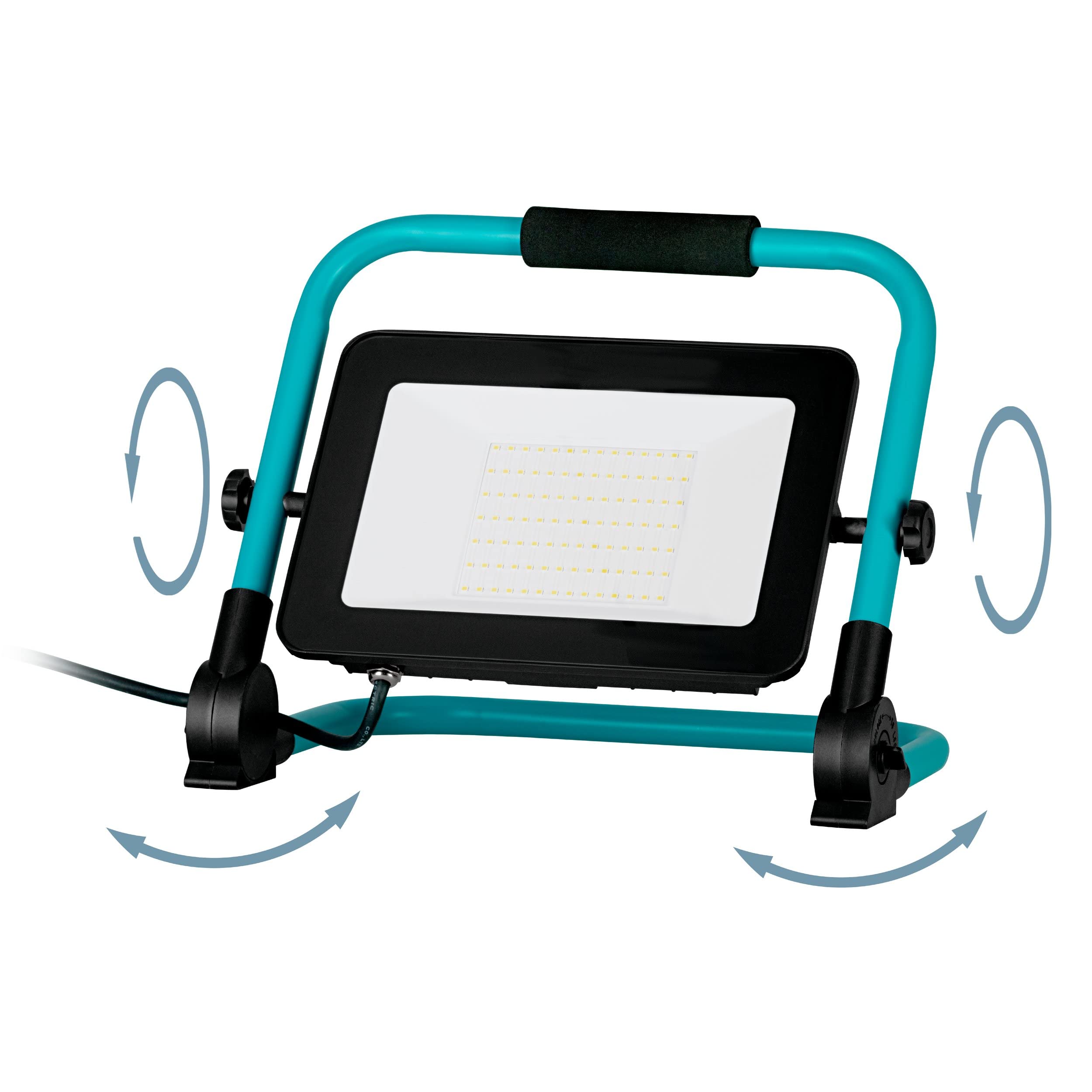 eglo-led-baustrahler-tragbar-100w-9000lm-ip65-schwenkbar image 5