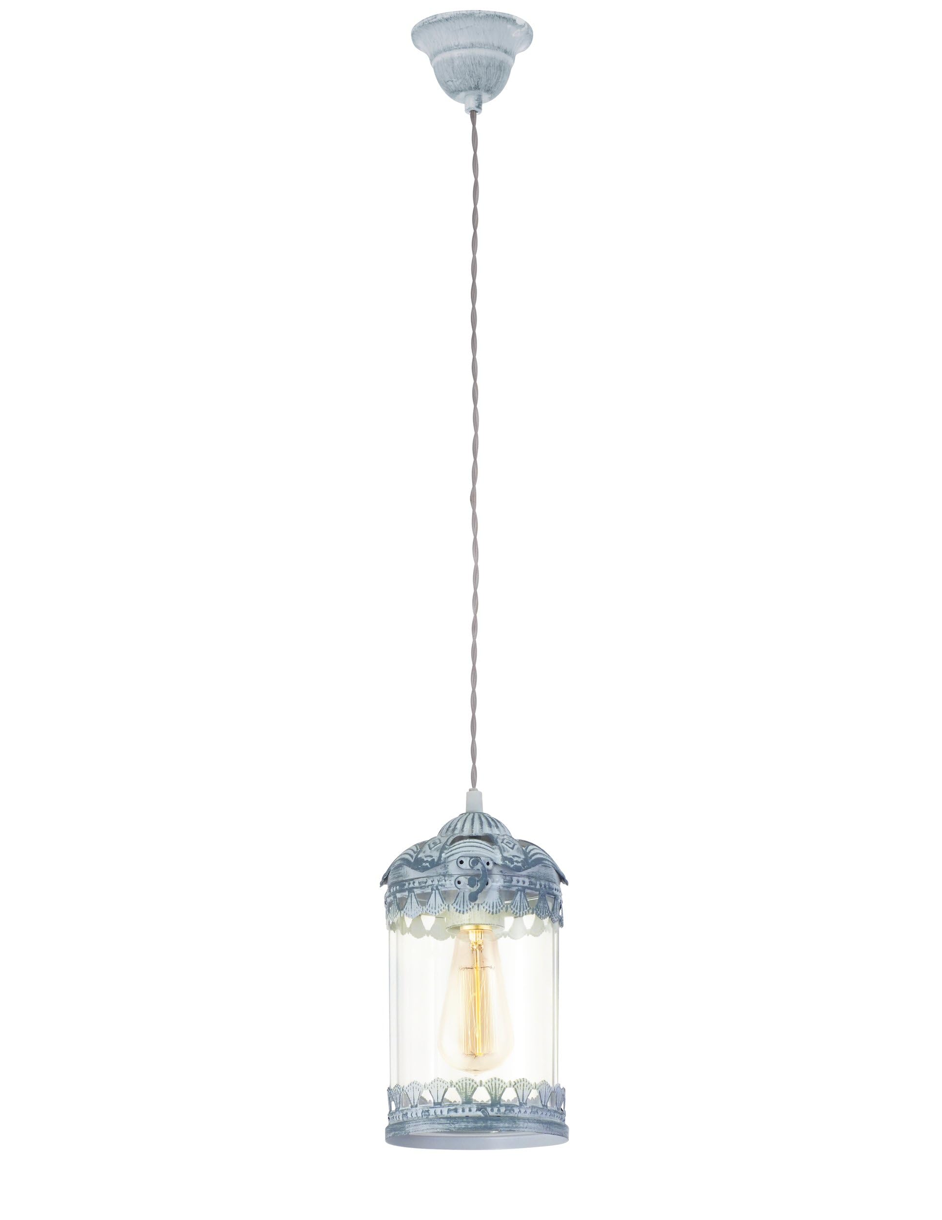 eglo-langham-pendelleuchte-h-ngelampe-laterne-glaszylinder-grau-blau-e27-14-cm image 1
