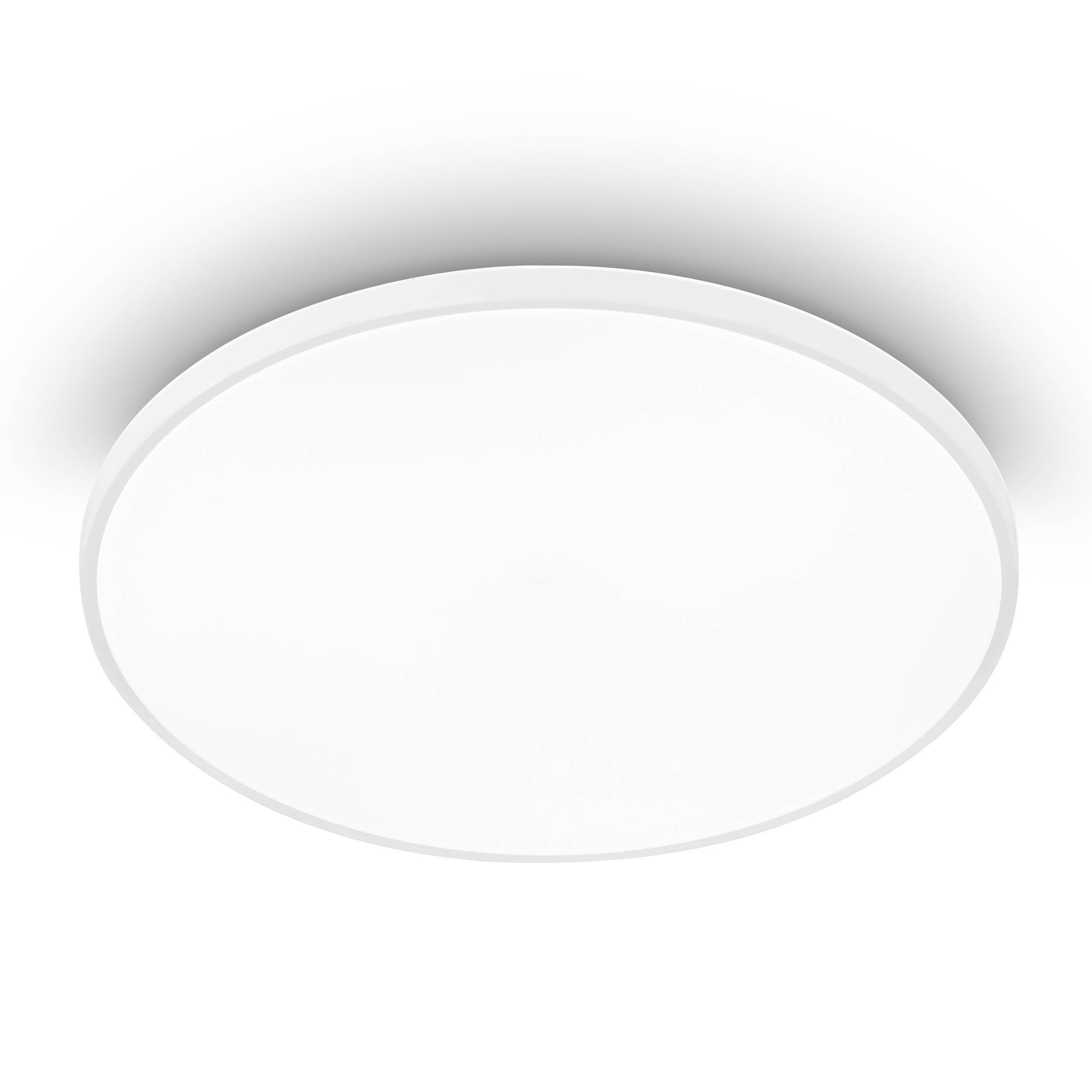 eglo-led-deckenleuchte-kaoki-mit-backlight-18-watt-2000-lumen-4000k-31-5-cm-weis image 1