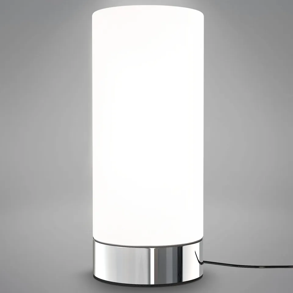 b-k-licht-nachttischlampe-touch-dimmbar-tischleuchte-e14-glas-wei-chrom-24-5x11- image 1