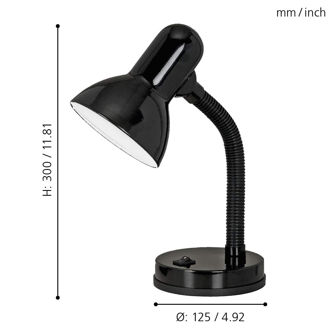 eglo-basic-flexible-tischlampe-schreibtischlampe-e27-schwarz image 7