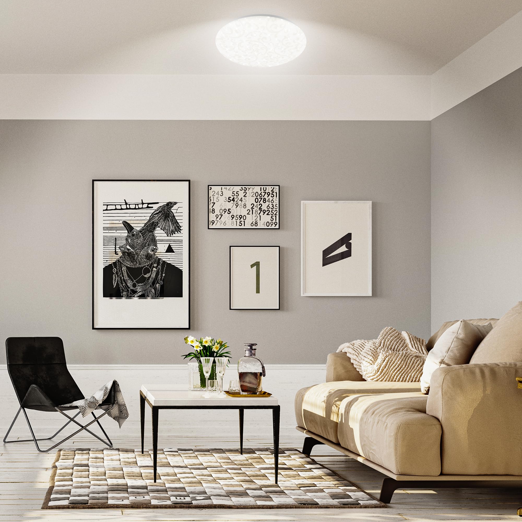 briloner-led-deckenlampe-sternenhimmel-floral-20w-2400lm-wei-38cm image 3