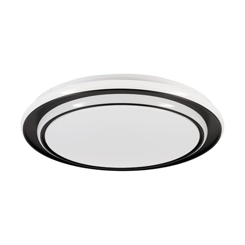 eglo-moschetta-led-deckenleuchte-rund-schwarz-wei-49-cm-mit-fernbedienung image 4