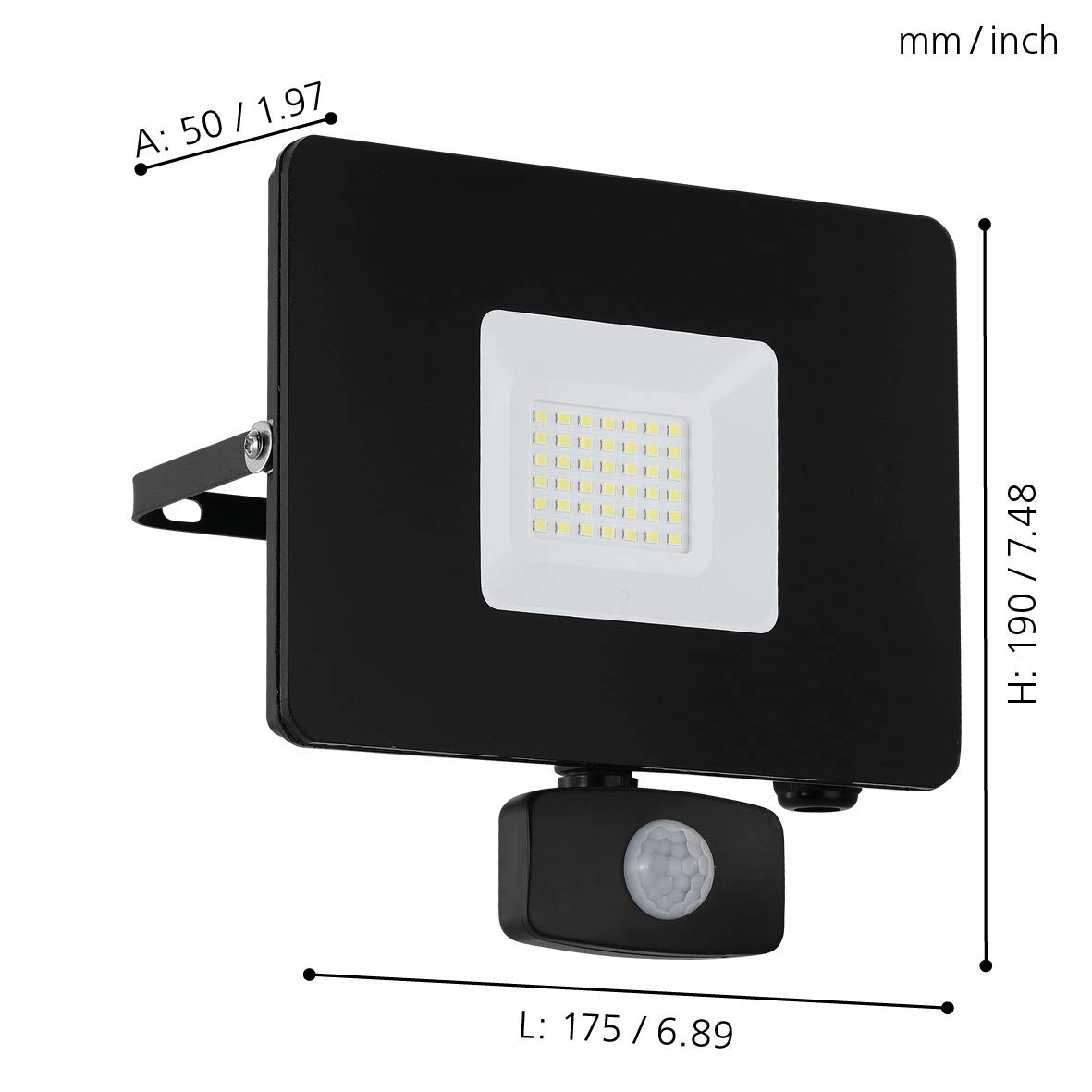 eglo-faedo-3-led-au-en-strahler-30w-mit-bewegungsmelder-ip44-wei image 6