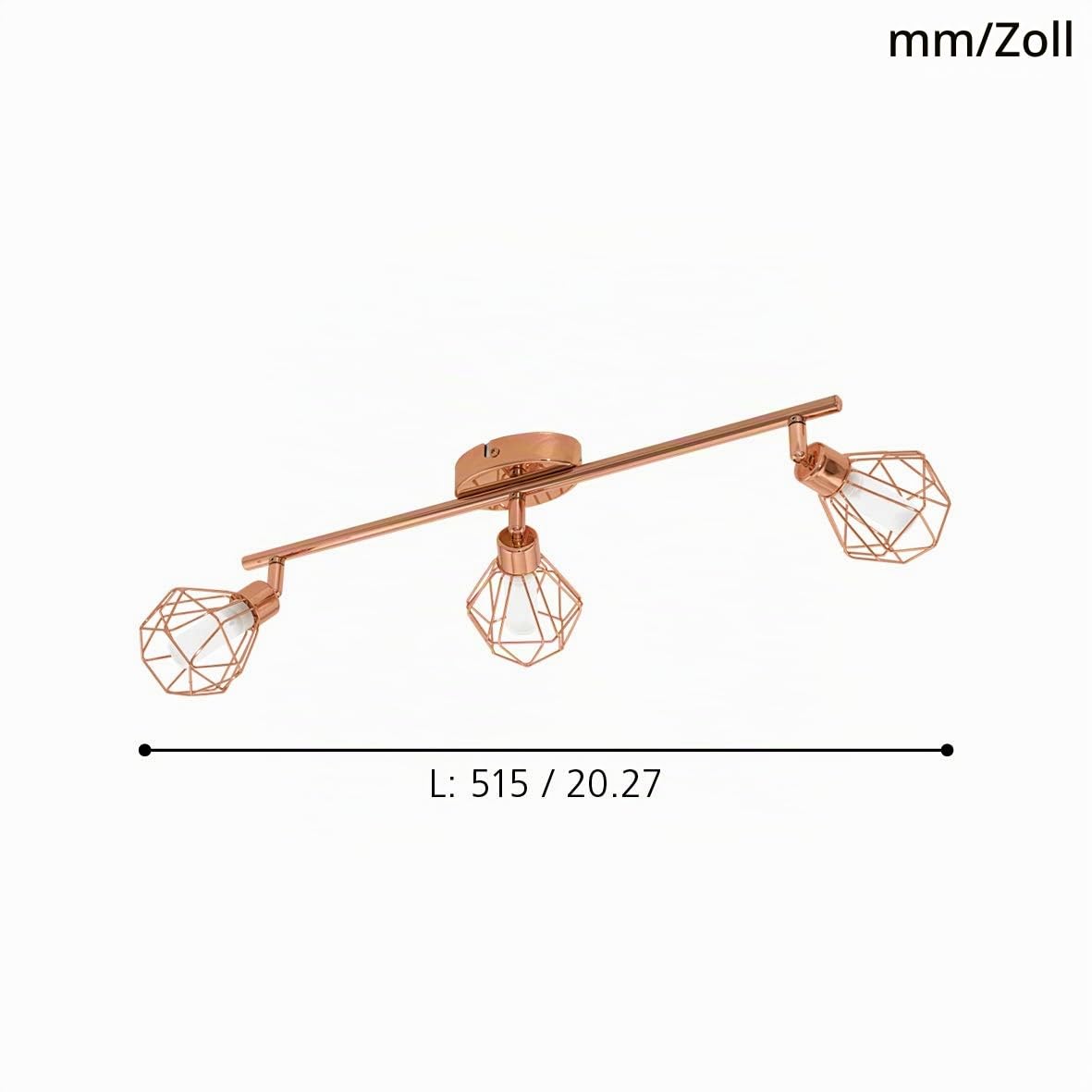 eglo-zapata-led-deckenstrahler-3-flammig-kupfer-wei-mit-g9 image 3