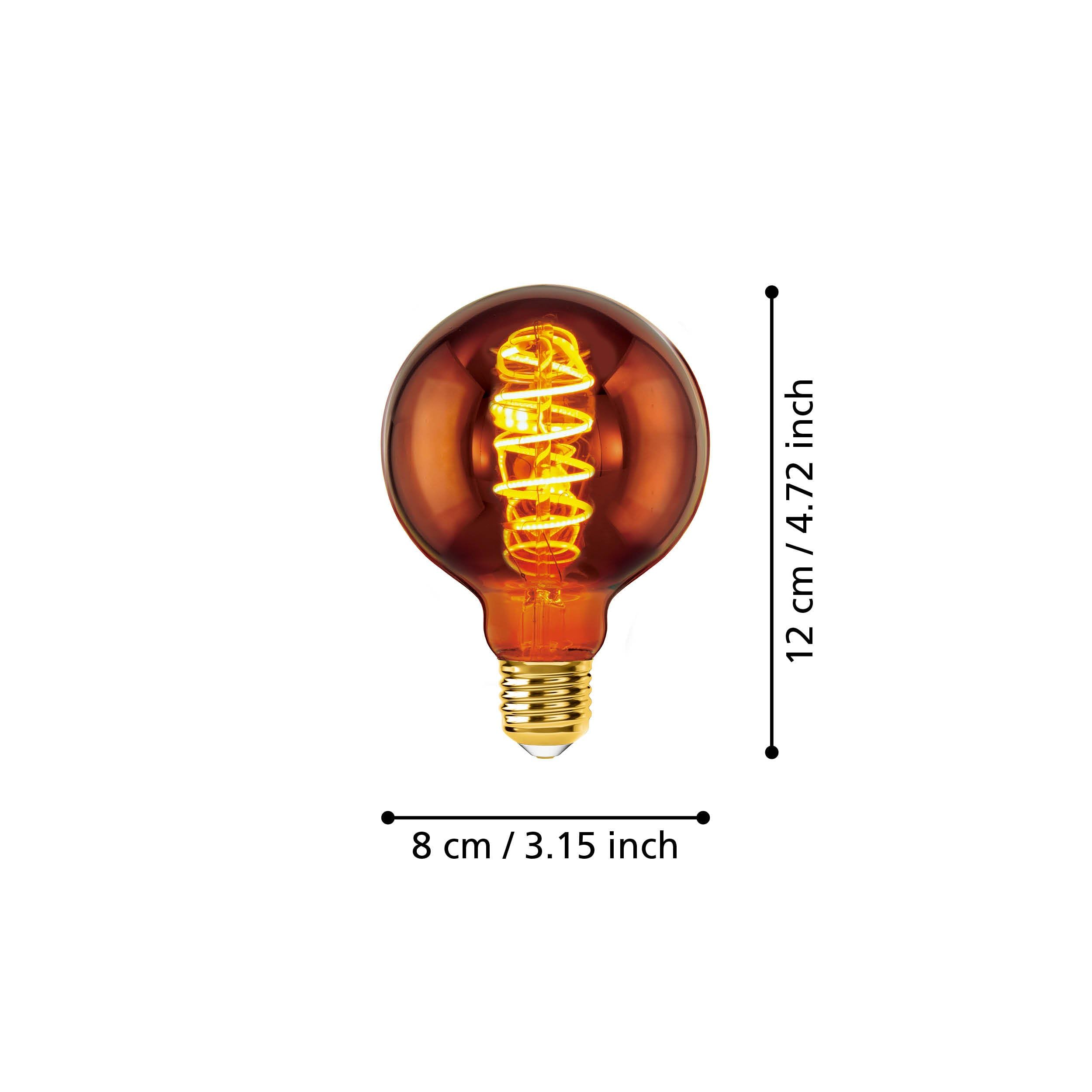 eglo-e27-spiral-globe-led-vintage-birne-kupfer-dimmbar-4w-g80 image 2