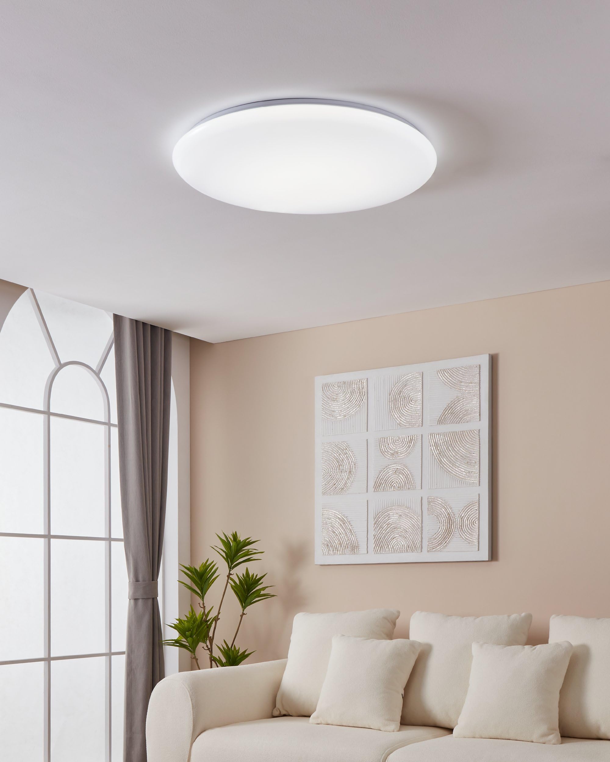 eglo-giron-led-deckenlampe-76-cm-stahl-dimmbar-mit-fernbedienung-nachtlicht-time image 5