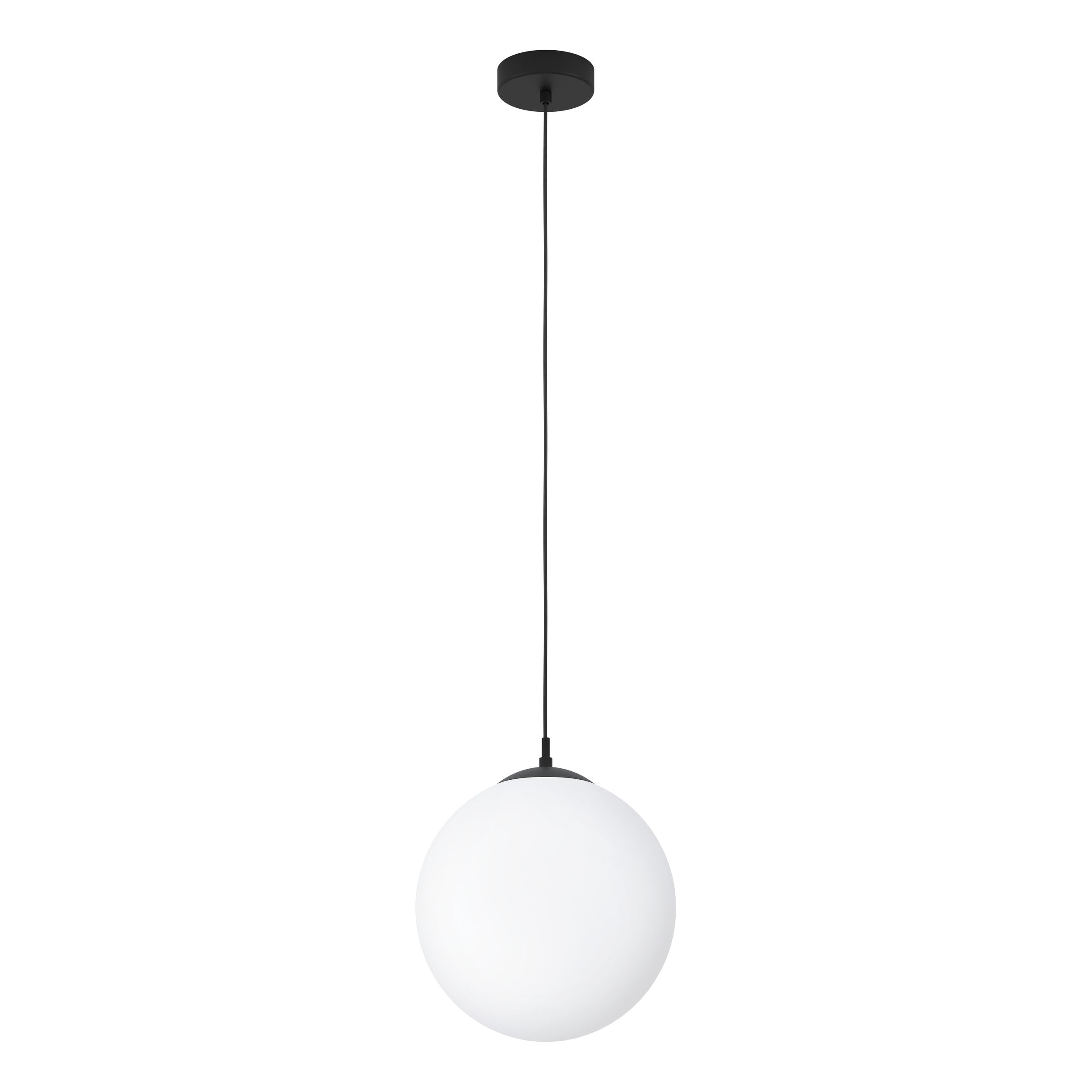 eglo-rondo-h-ngelampe-pendelleuchte-30-cm-silber-opal-matt-wei-e27 image 1