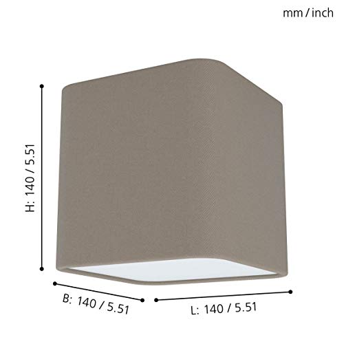 eglo-posaderra-deckenleuchte-e27-14-cm-stahl-wei-textil-taupe image 5