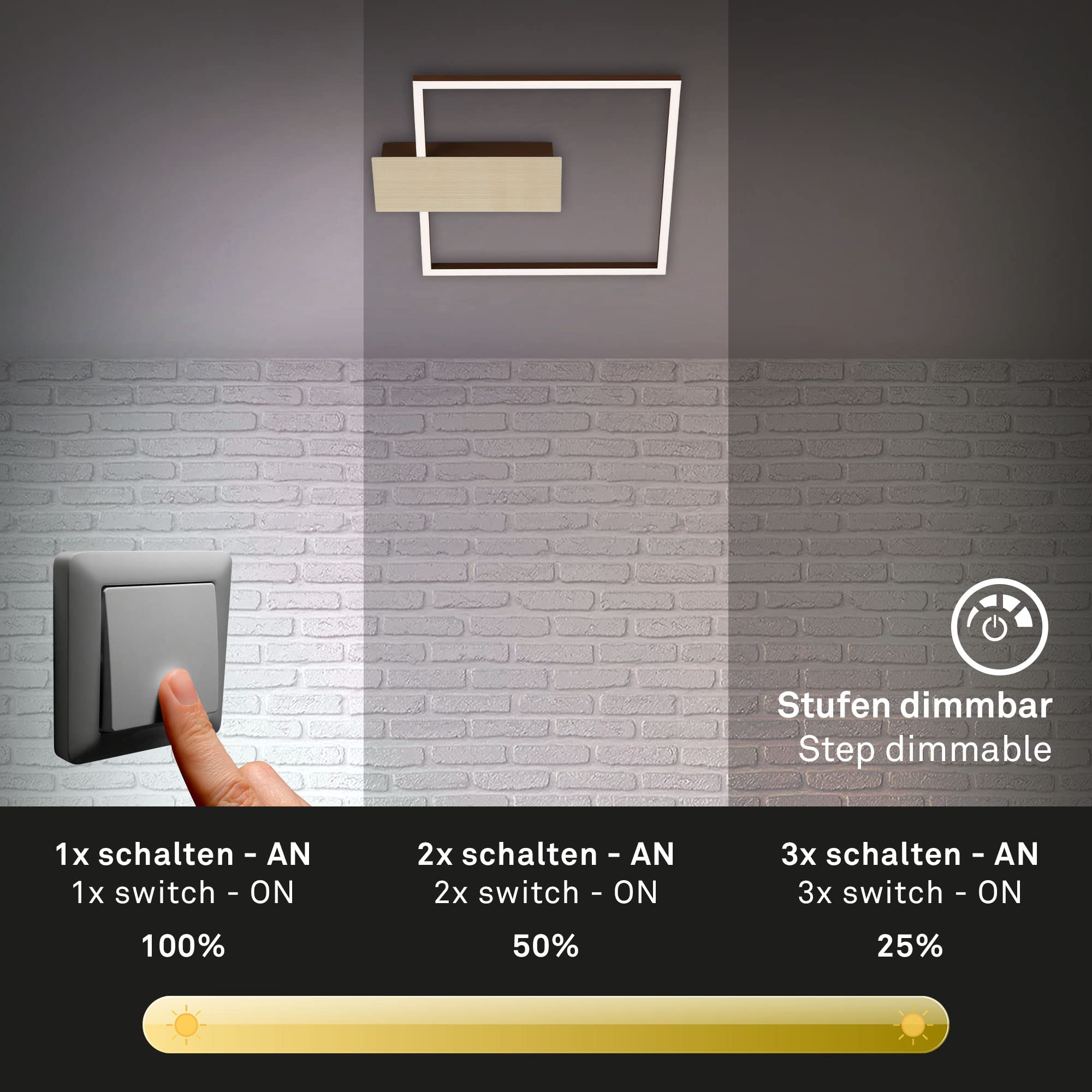 briloner-3544-017-led-deckenleuchte-eckig-dimmbar-gold-braun-375x320-mm image 3