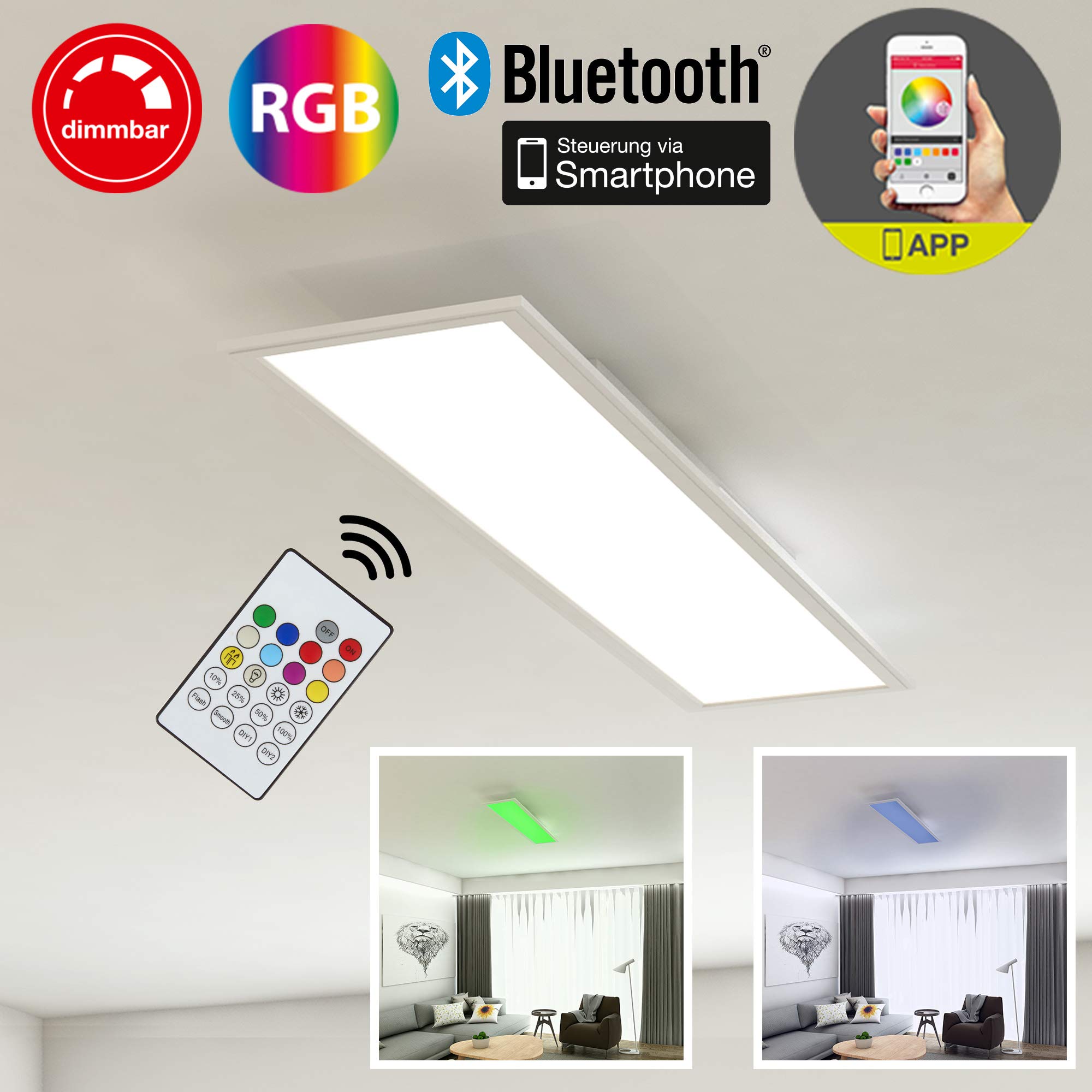 briloner-led-deckenleuchten-panel-bluetooth-app-18w-59-5-cm-wei image 2