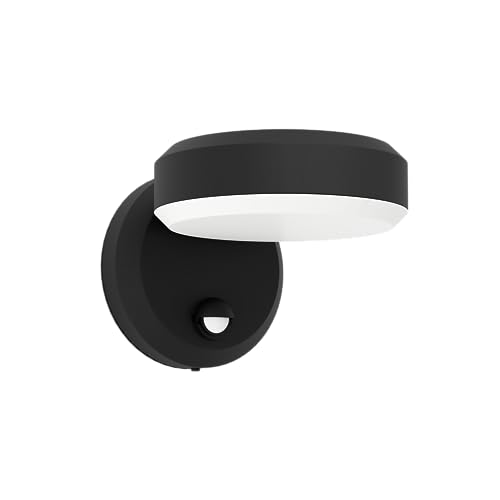 eglo-fornaci-led-au-enwandleuchte-mit-bewegungsmelder-schwarz-wei-ip44-3000k image 5