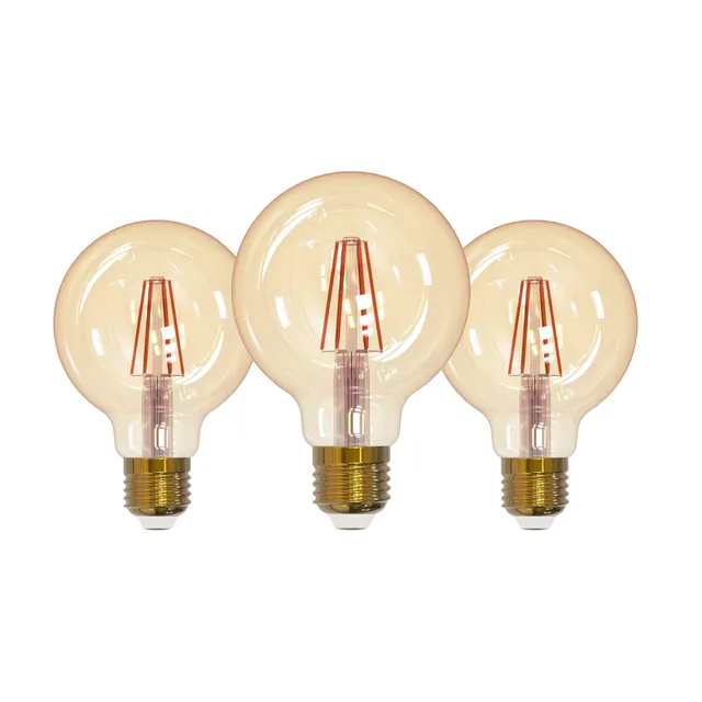eglo-e27-led-vintage-lampen-g80-globe-3er-set-4w-400-lumen-2200k image 1