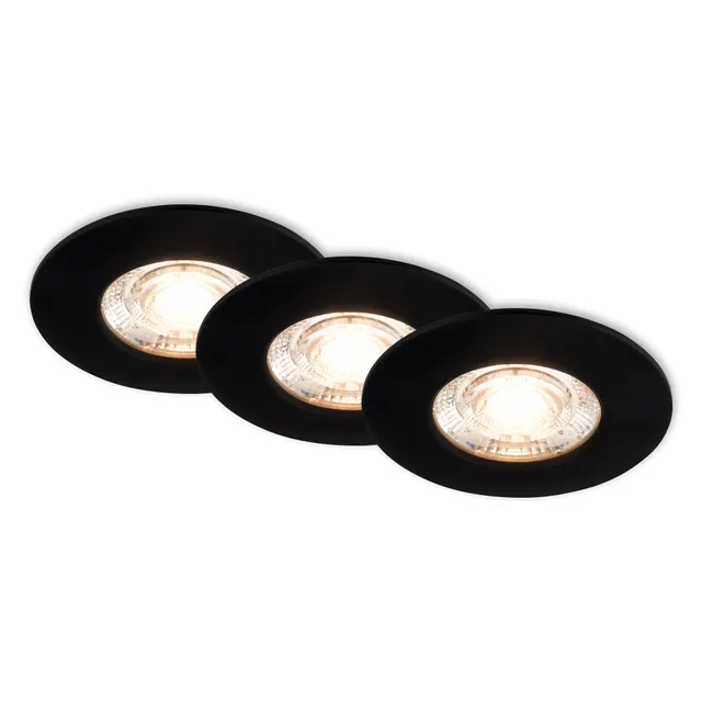 briloner-led-einbaustrahler-3er-set-ip44-flach-schwarz-3000k image 1