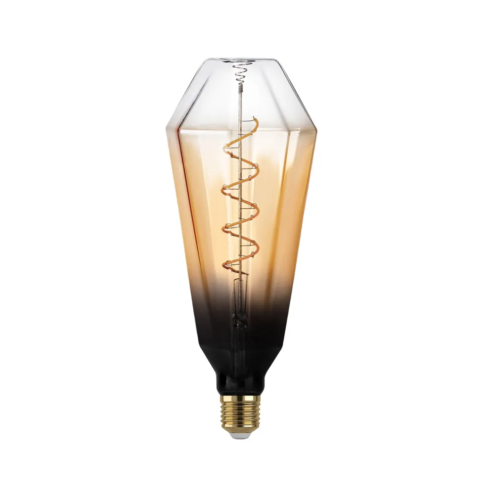 eglo-big-size-spiral-led-retro-gl-hbirne-e27-dimmbar-gelb-schwarz-t100-24-5-cm-1 image 1