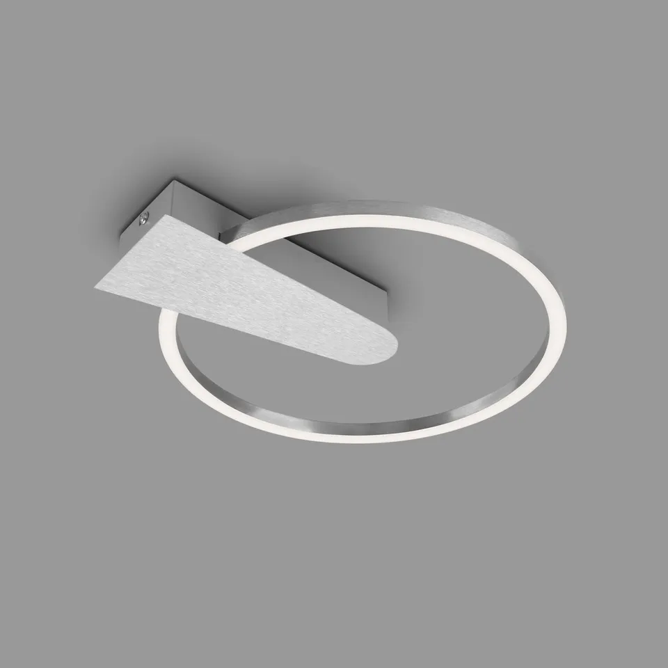 briloner-led-deckenleuchte-rund-29-5-cm-aluminium-12w-warmwei-3-stufen-dimmbar image 1